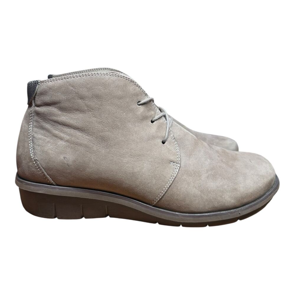 DANSKO Joy Women's 41/US 10 Ankle Bootie Nubuck Leather Comfort Shoes Lace Up - Picture 2 of 13